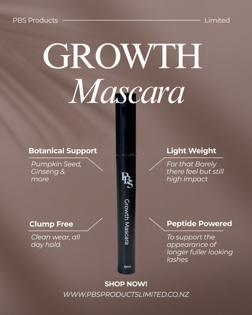 PBS Growth Mascara - Prostaglandin Free